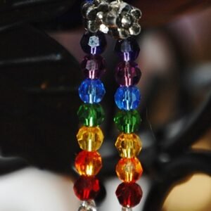 chakra healing hands earrings