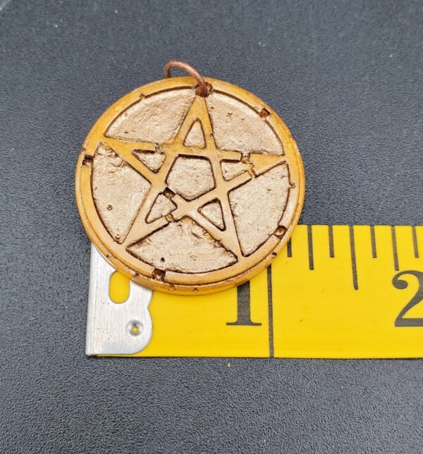 Pentacle pentagram charm, assorted colors